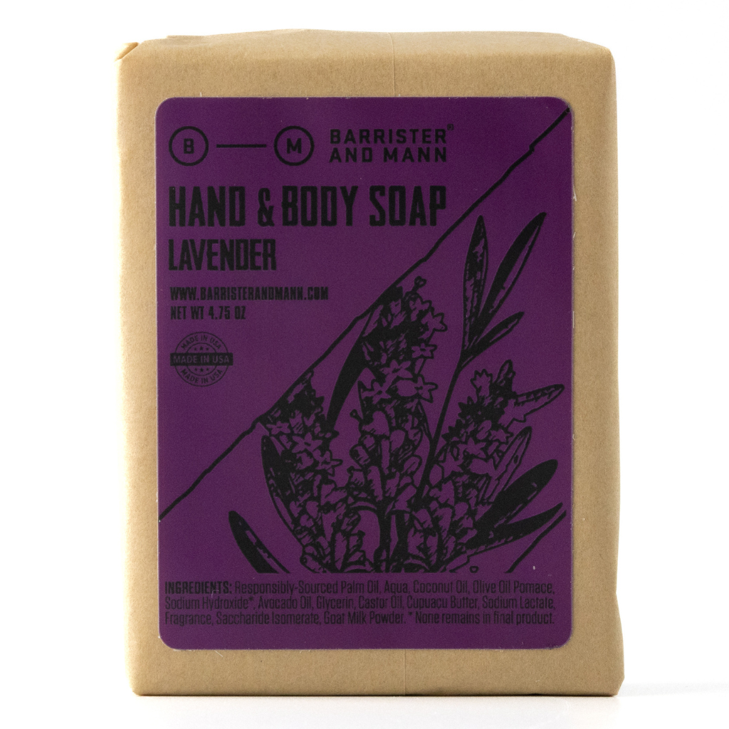 Barrister and Mann Lavender Hand and Body Soap (Vegan).