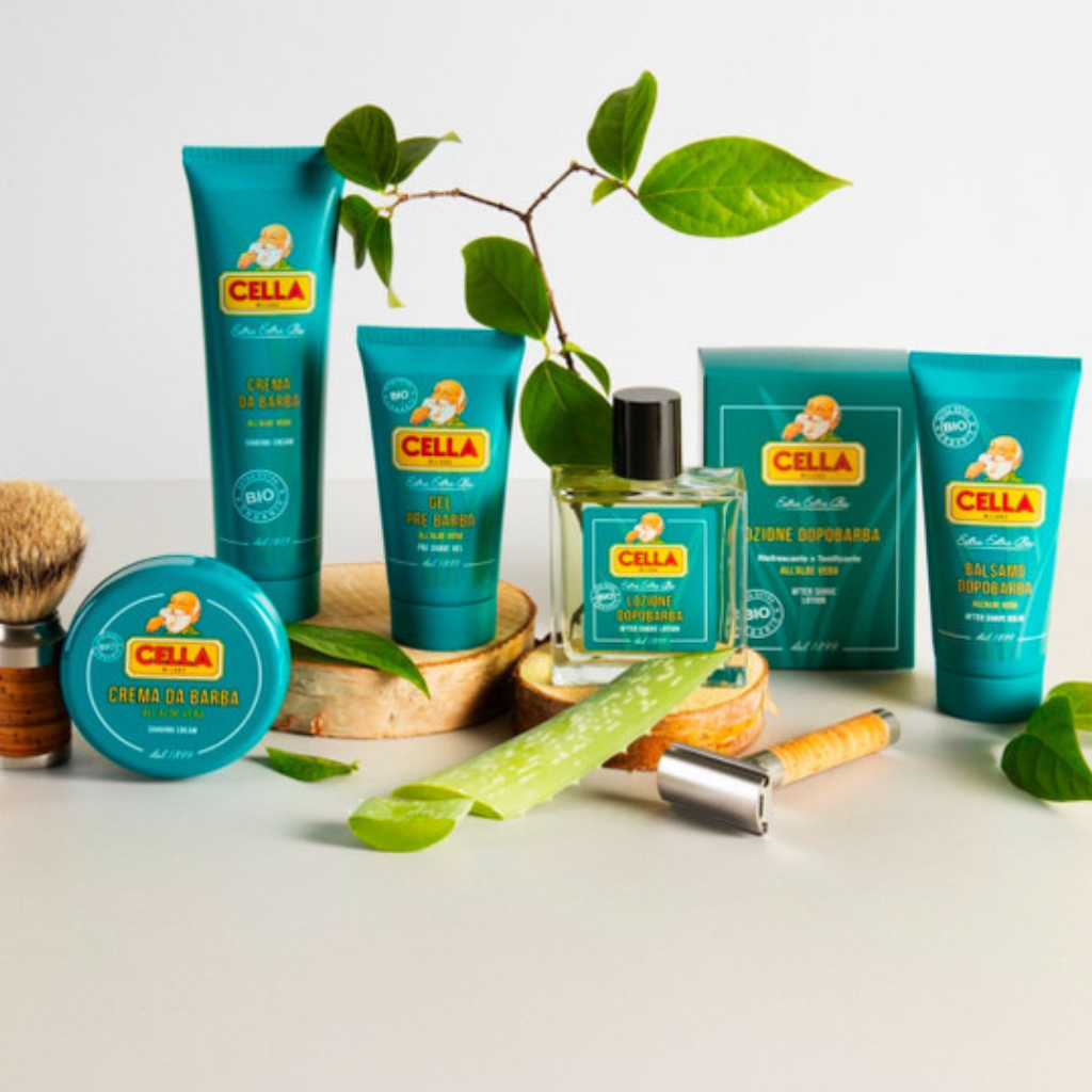 Cella Milano Organic Aloe Vera Shaving Cream Bowl 5.2 oz