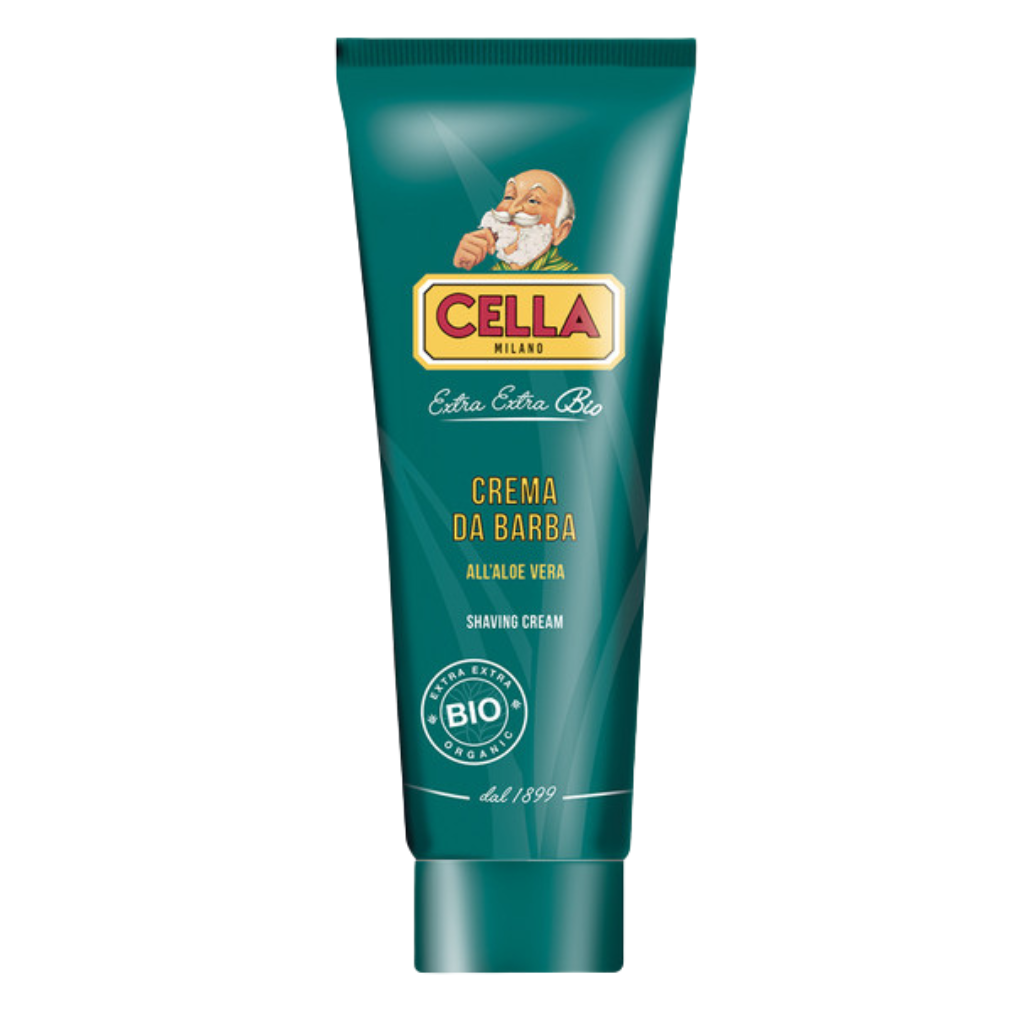 Cella Milano Organic Aloe Vera Shaving Cream Tube 5.1 oz