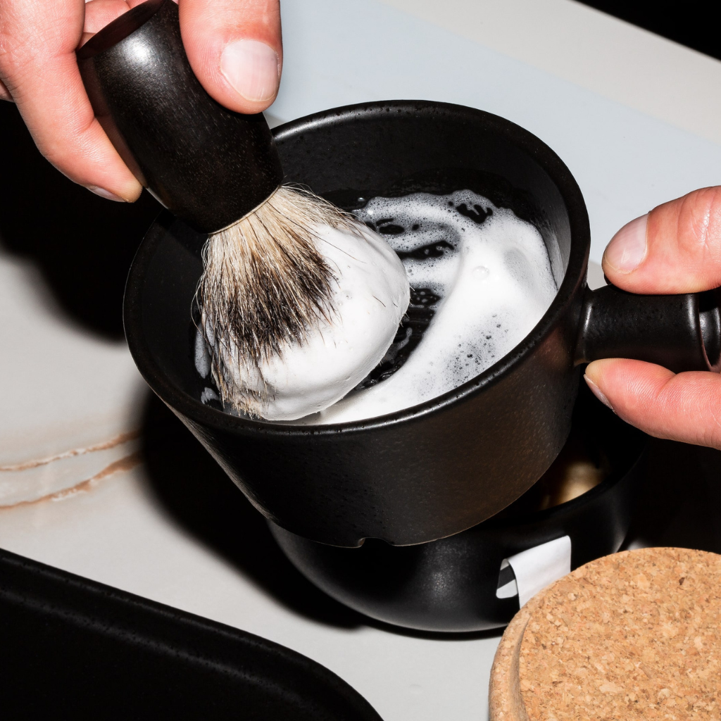 Dovo Shave Ritual Pitch Dark Shaving Bowl Set