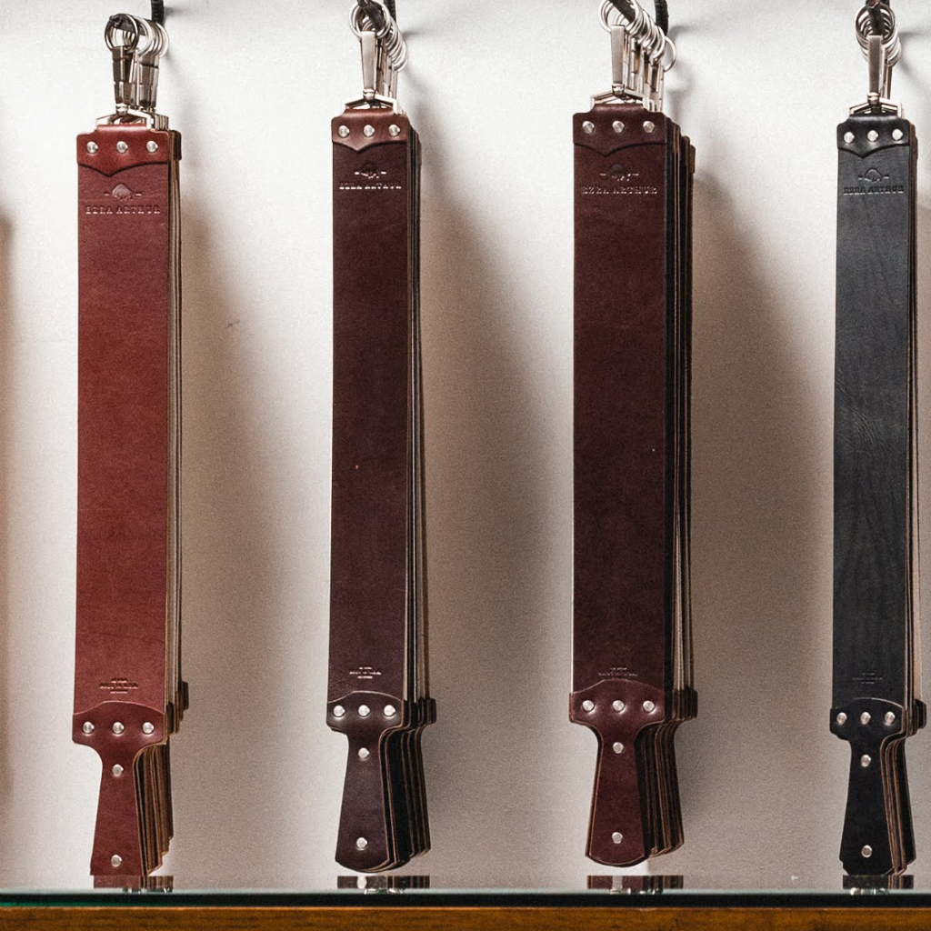 Ezra Arthur 3 Inch Cognac English Bridle Strop