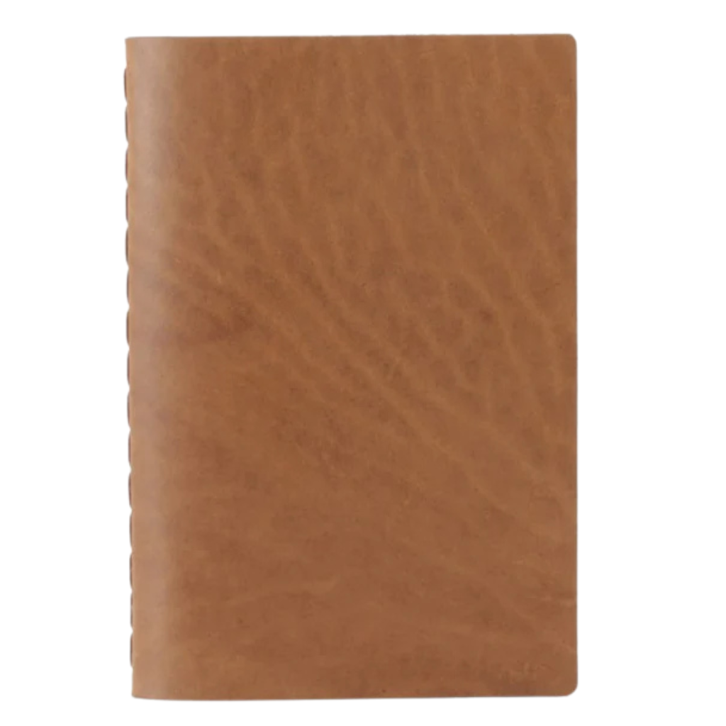 Ezra Arthur Medium Leather Notebook Whiskey