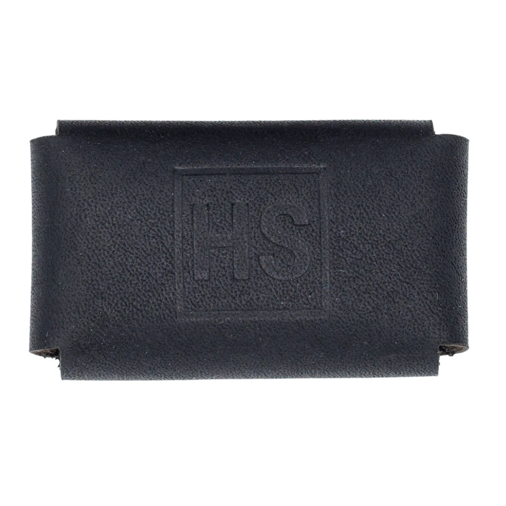 Henson Black Leather Safety Razor Head Cover