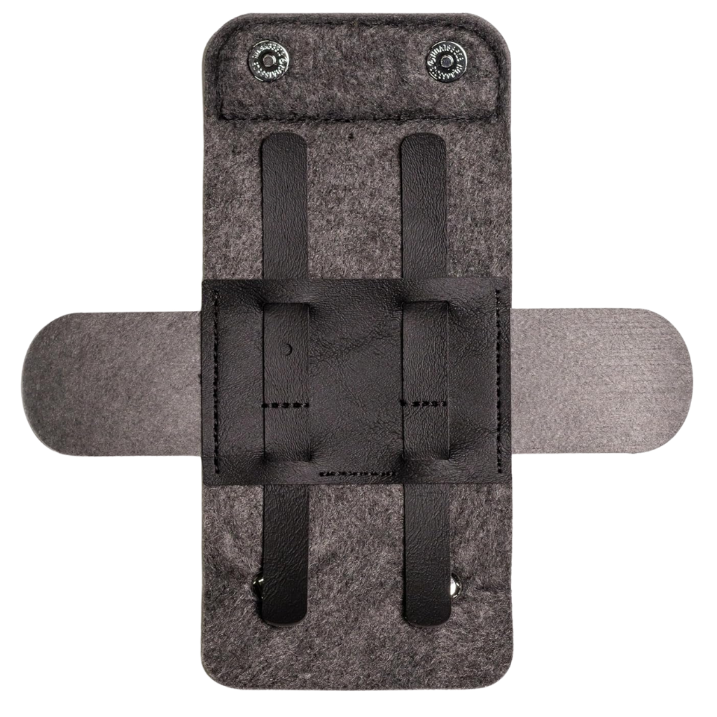 Henson Black Vegan Leather Safety Razor Travel Case