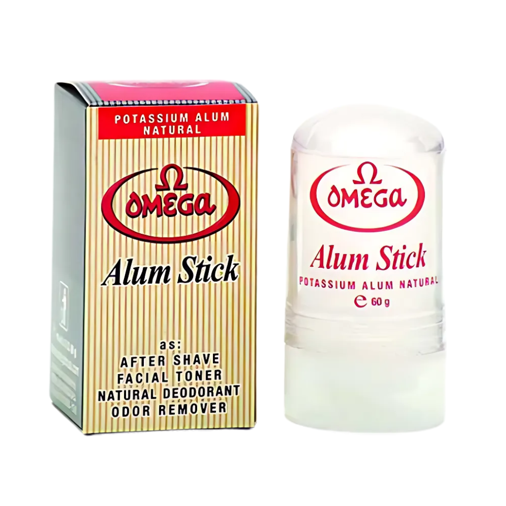 Omega Potassium Alum Stick, 60 Gram Tube