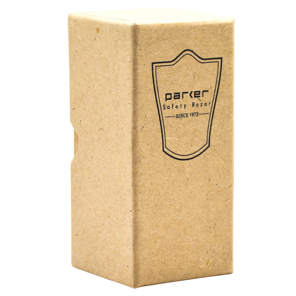 Parker Blue Wood Black Badger Shaving Brush &amp; Resin Shaving Brush Stand