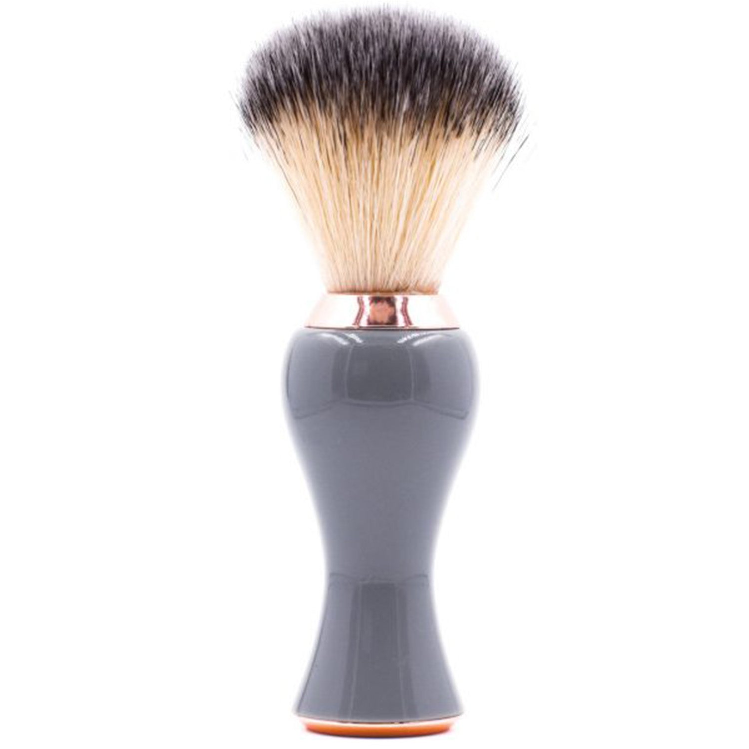 Parker Gray &amp; Rose Resin Synthetic Shaving Brush &amp; Acrylic Shaving Brush Stand