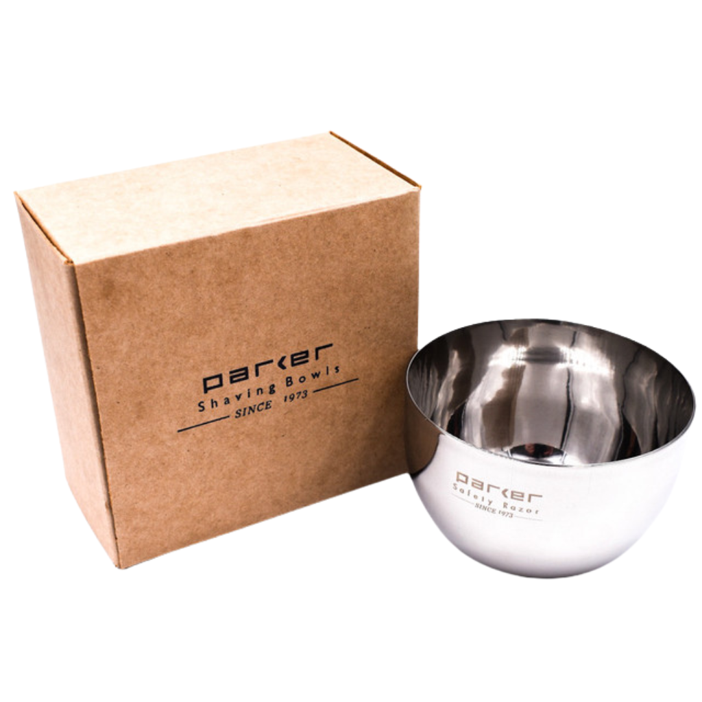 Parker Polished Stainless Steel Shaving Bowl
