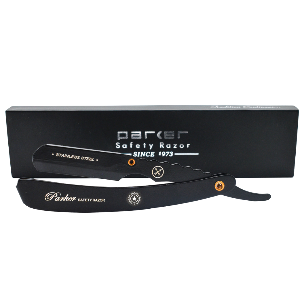 Parker SRXBLK Shavette Clip Type Stainless Steel