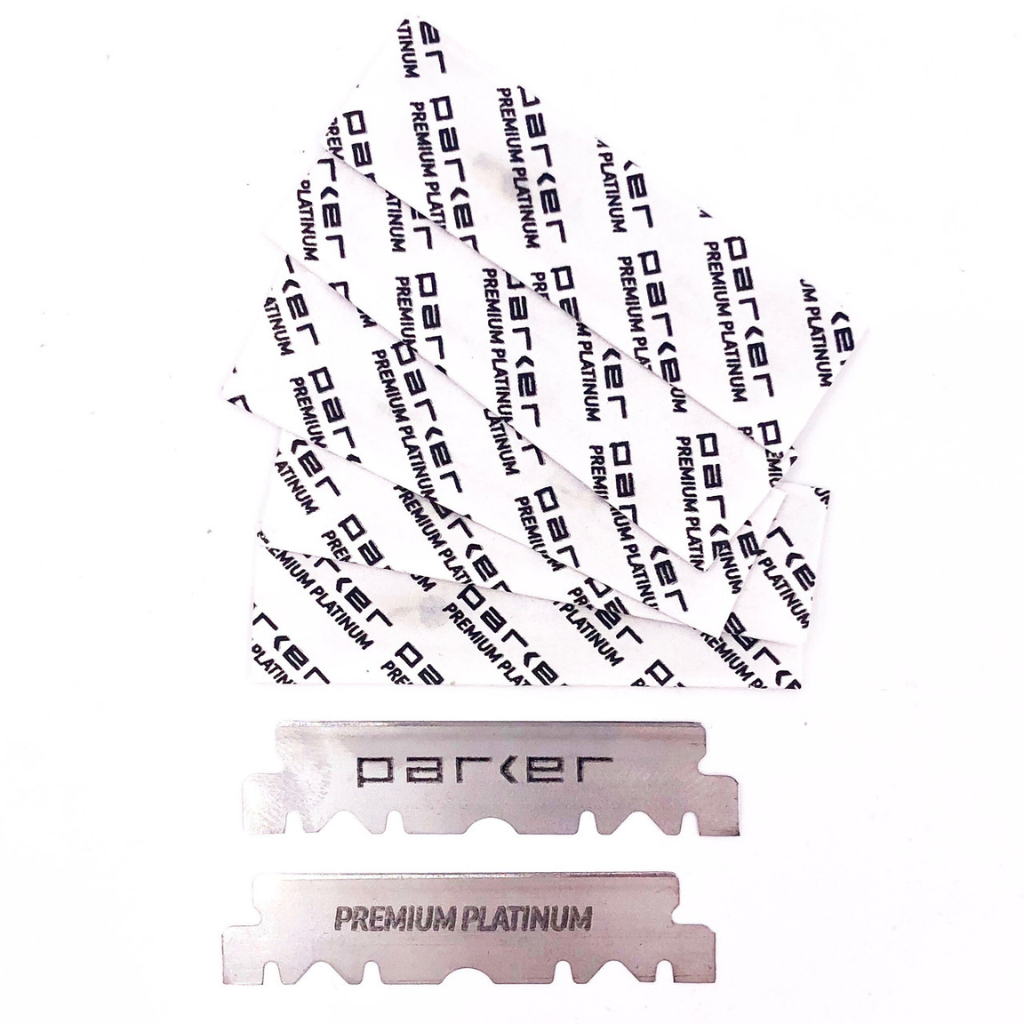 Parker SRXBLK Shavette Clip Type Stainless Steel