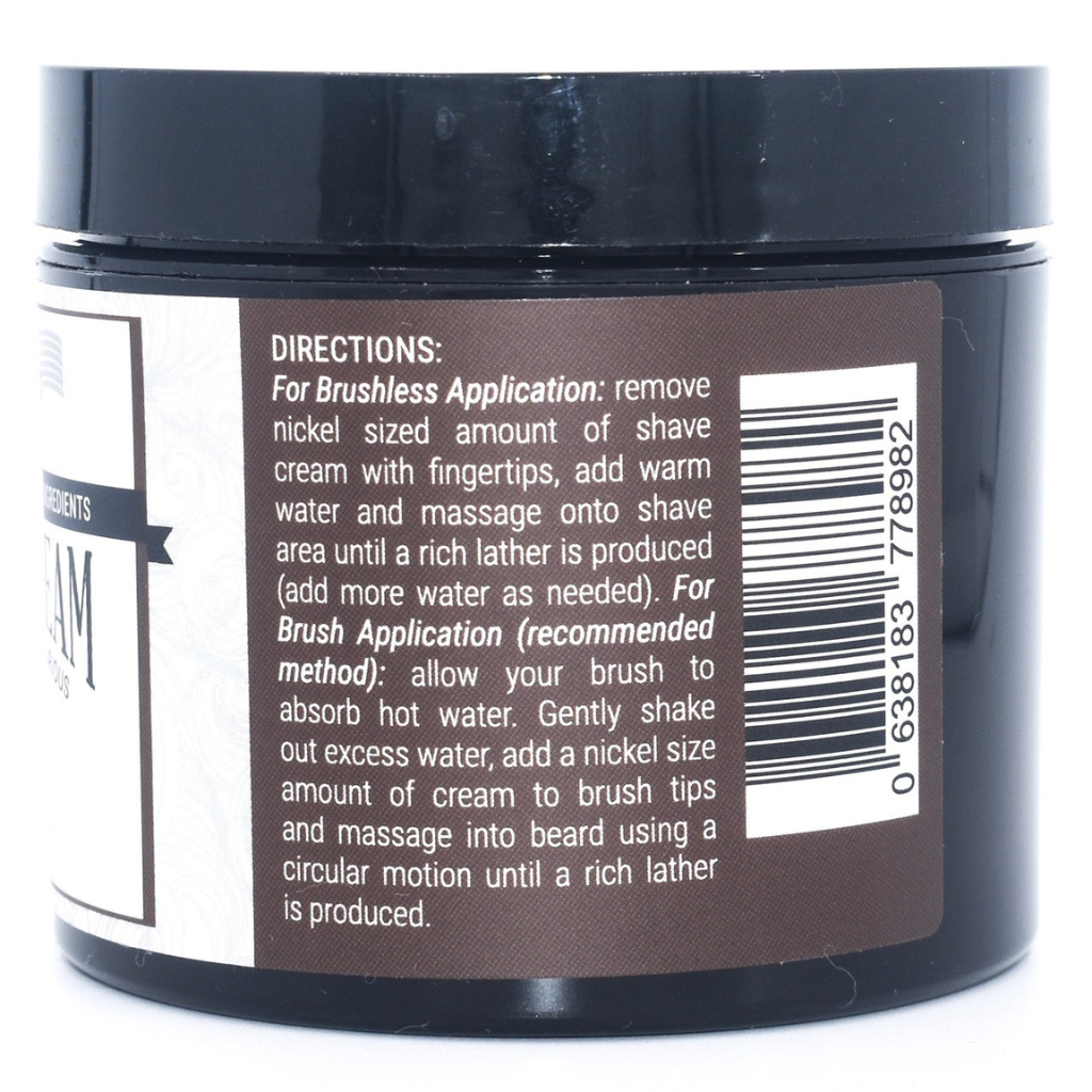 Taconic Shave Bay Rum Shaving Cream 4 oz