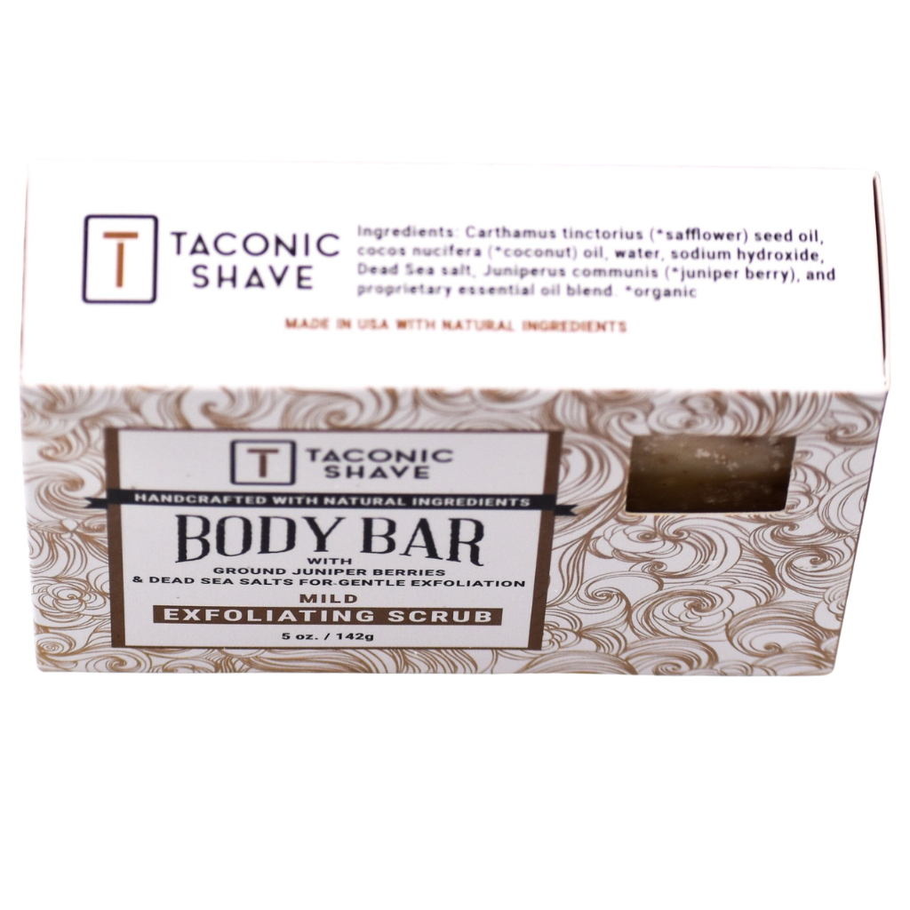 Taconic Shave Exfoliating Scrub All-Natural Body Cleansing Bar 5 oz