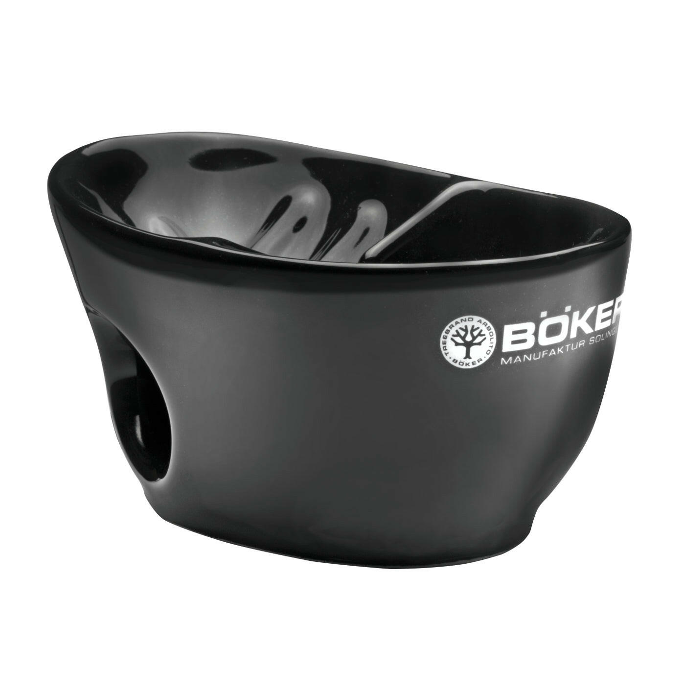 04BO183 Boker Thumb Hole Porcelain Shaving Mug