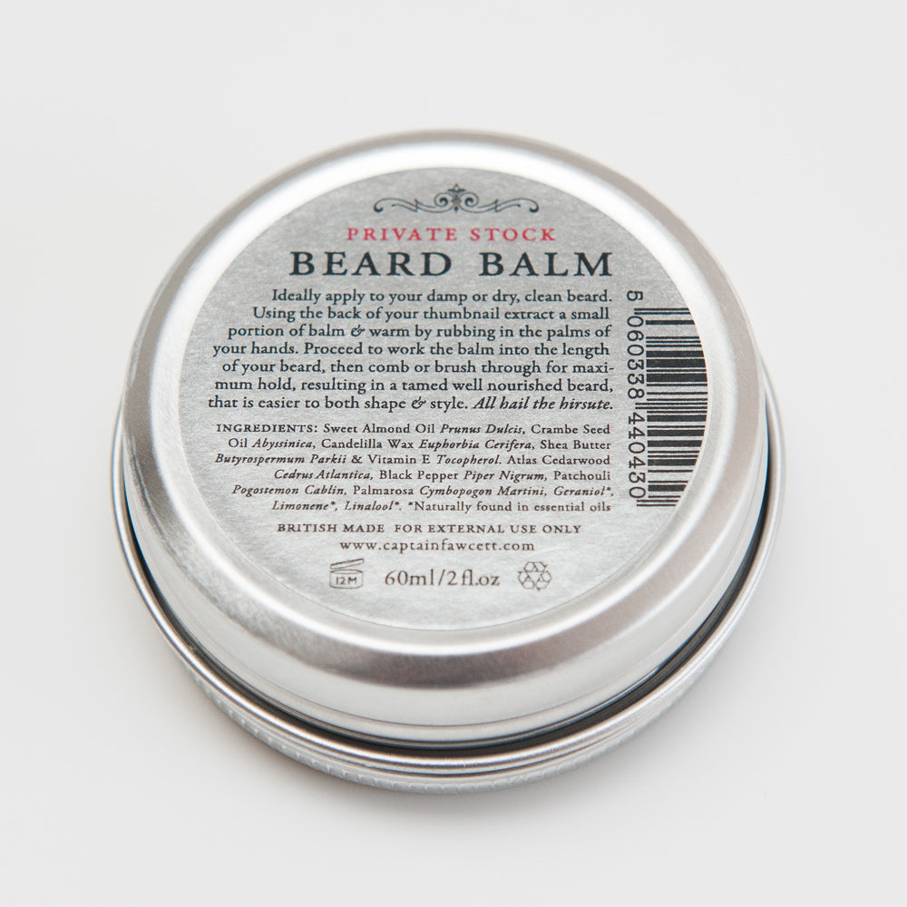 Captain Fawcett Private Stock Beard Balm (60ml).