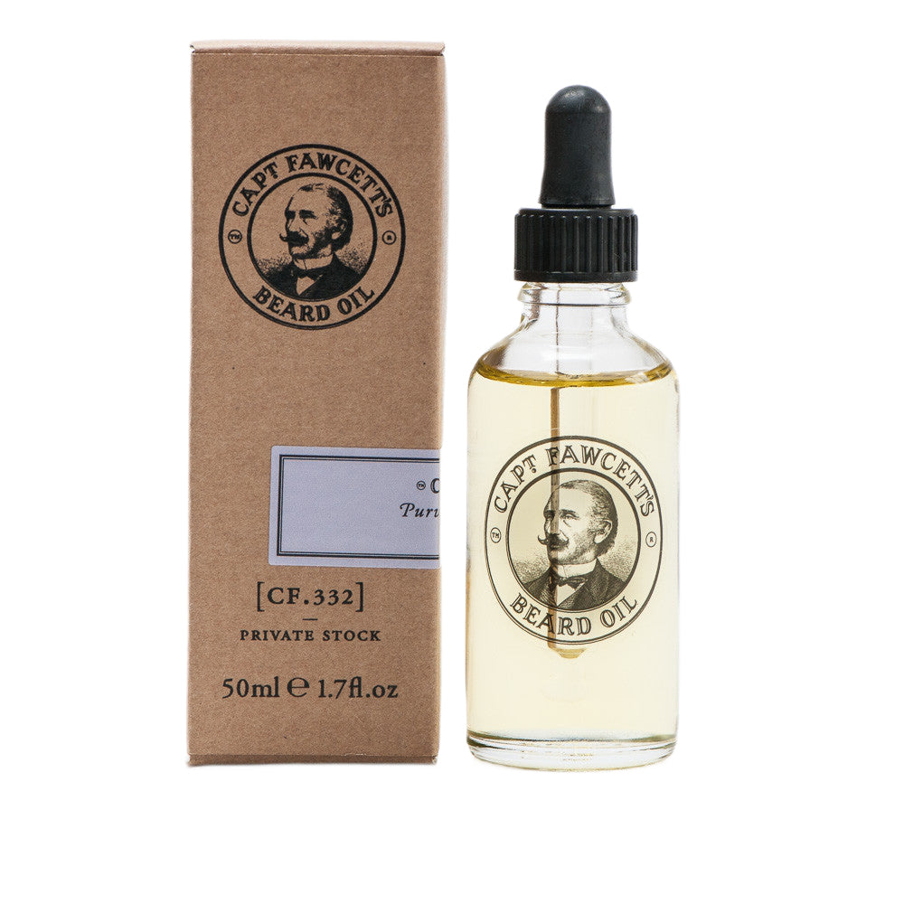 Captain Fawcett Private Stock Beard Oil (50ml).