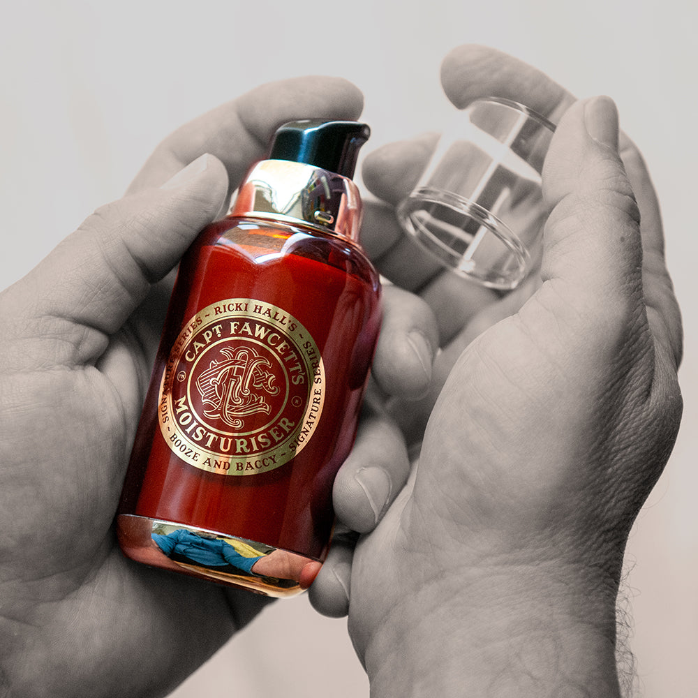 Captain Fawcett Ricki Hall Booze &amp; Baccy Moisturizer (50ml).