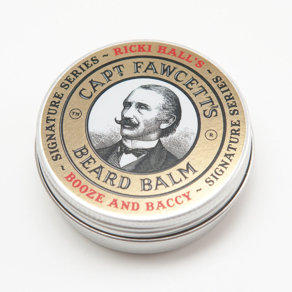 Captain Fawcett Ricki Hall Booze &amp; Baccy Beard Balm (60ml).