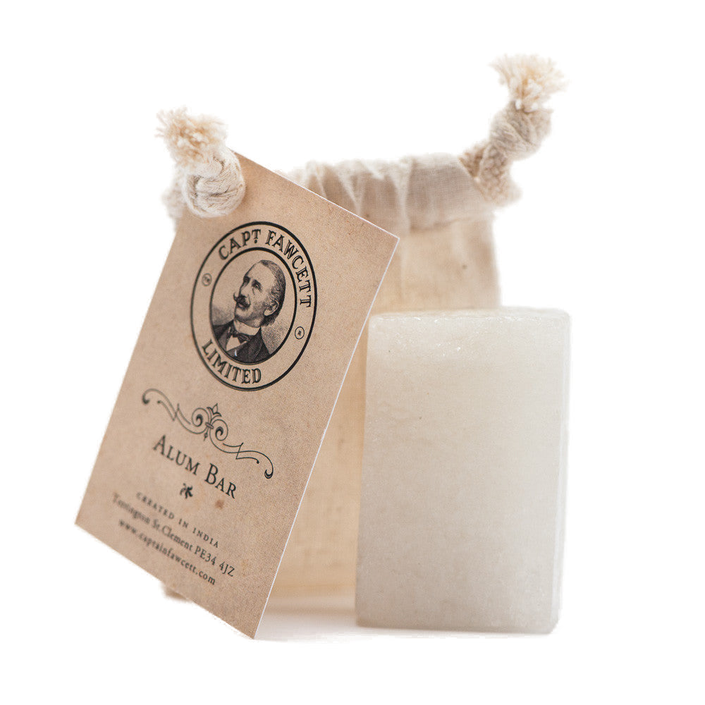 Captain Fawcett Traditional Alum Bar.