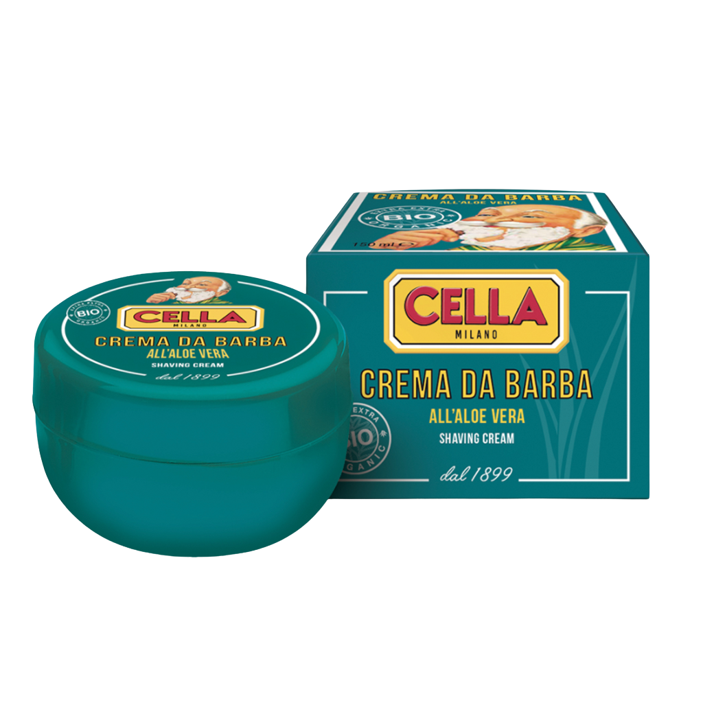 Cella Milano Organic Aloe Vera Shaving Cream Bowl 5.2 oz