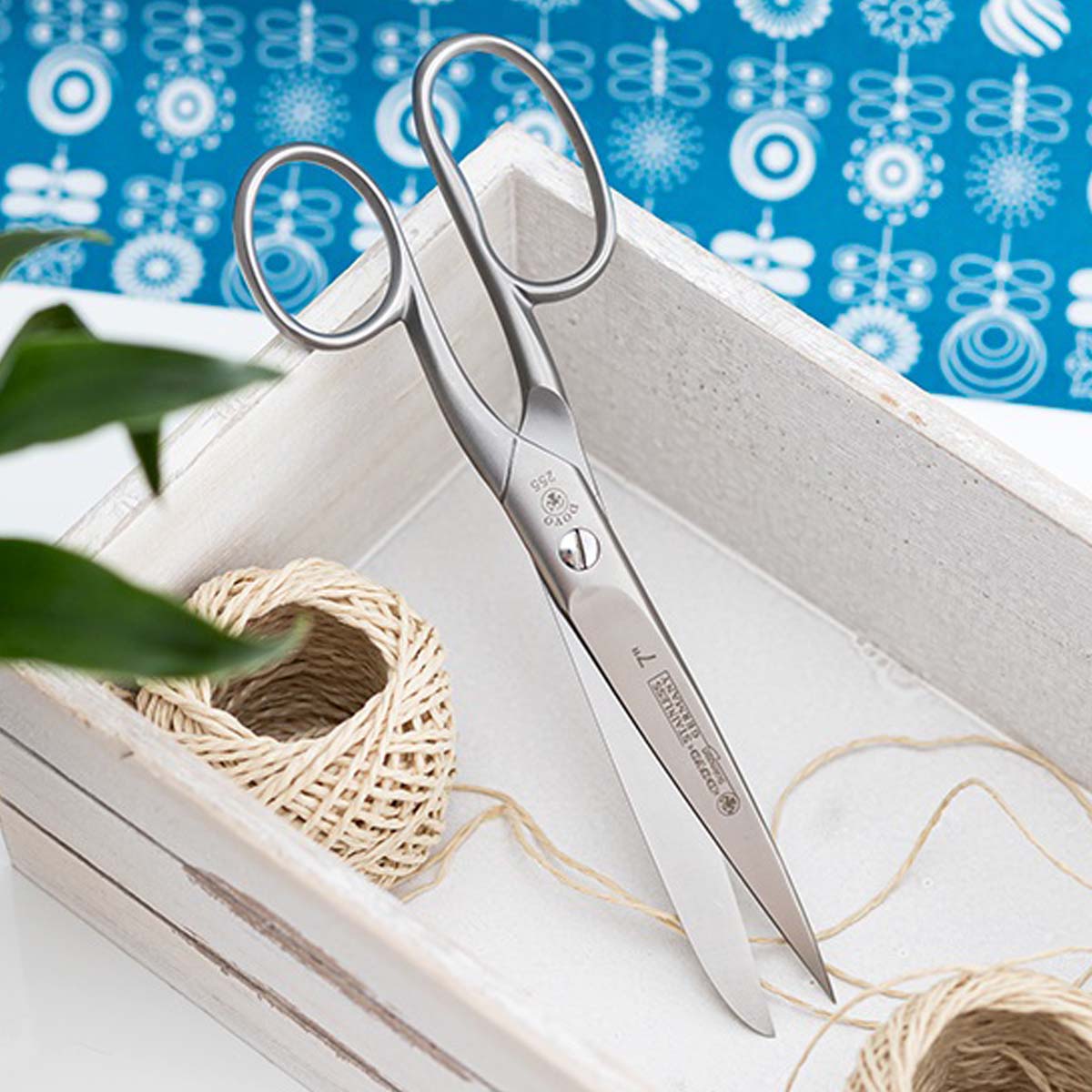 Dovo Stainless Satin Finished Household Scissor, 7&quot;