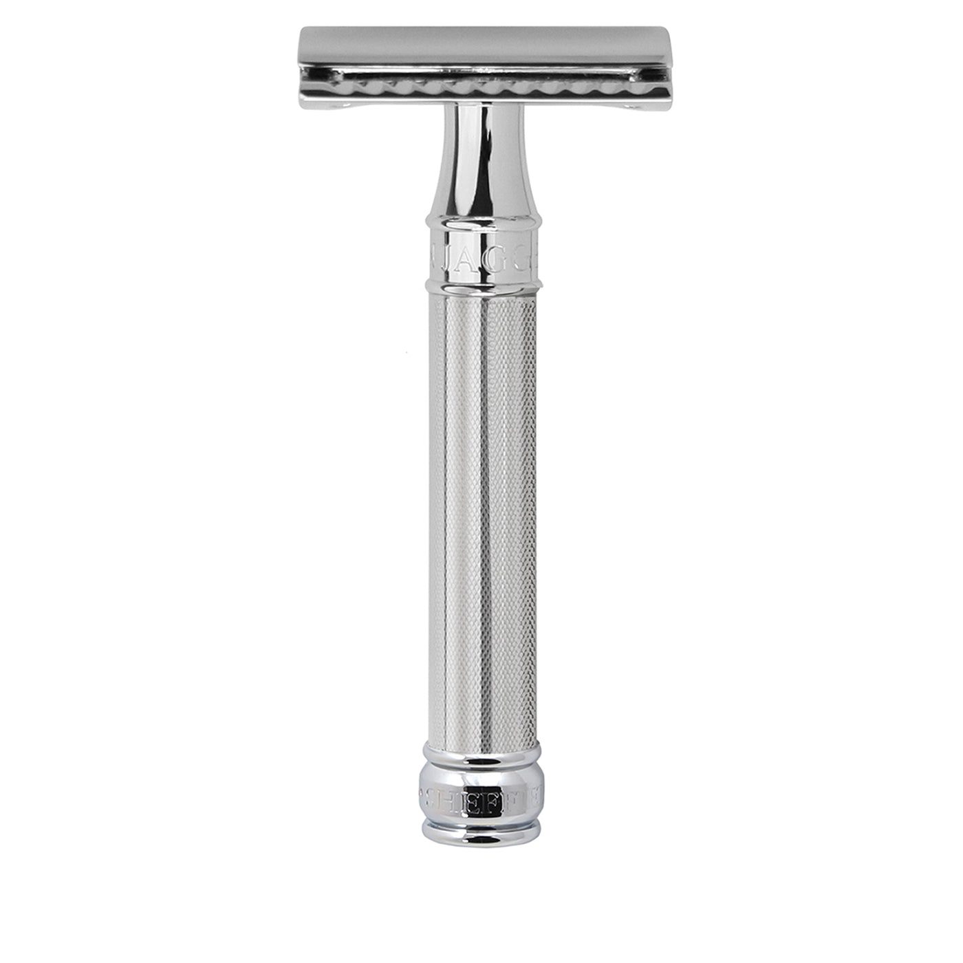 Edwin Jagger DE89BA11bl Chrome Barley Double Edge Safety Razor - Grown Man Shave