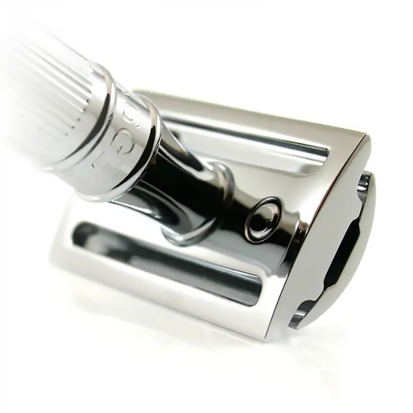 Edwin Jagger DE89Lbl Chrome Lined Double Edge Safety Razor - Grown Man Shave