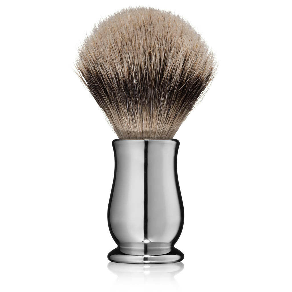 Edwin Jagger Chatsworth Chrome Super Badger Shaving Brush