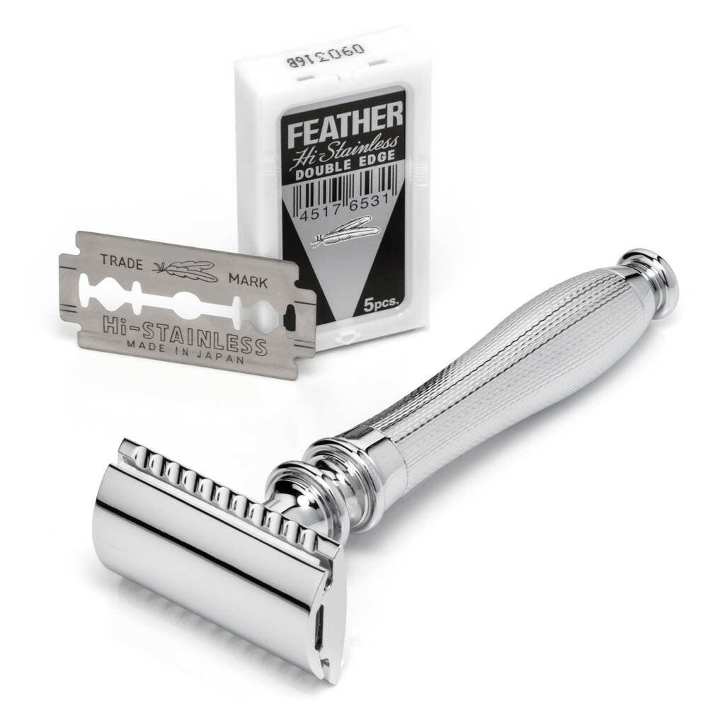 Edwin Jagger Chatsworth Double Edge Safety Razor Barley Handle