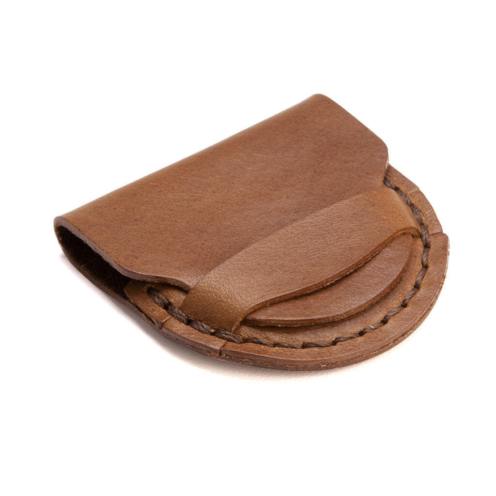 Ezra Arthur Decision Coin Leather Pouch Whiskey