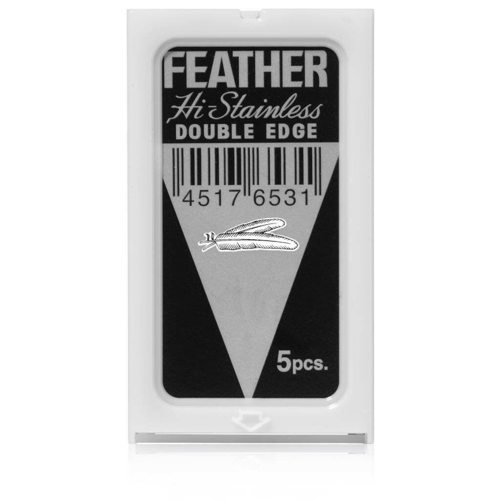 Feather Black Hi Stainless Double Edge Razor Blades (