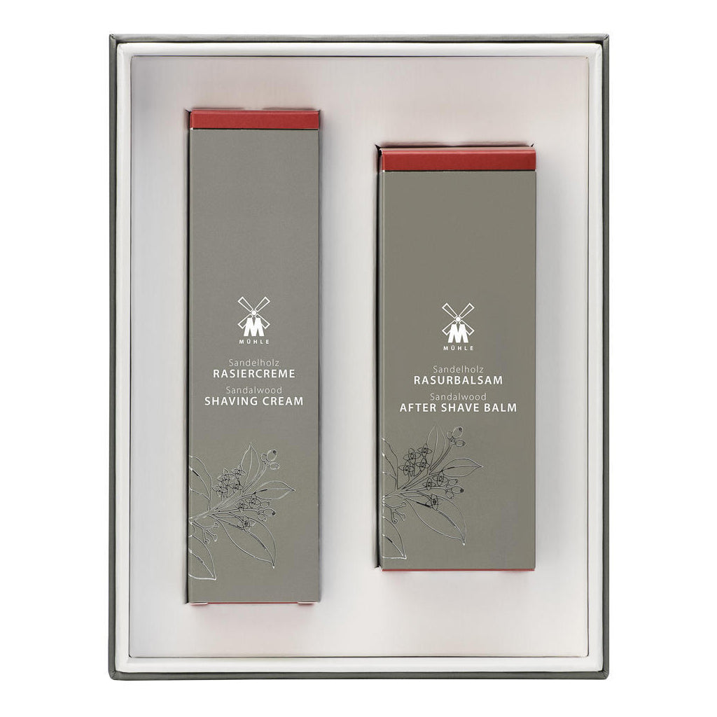 Muhle Shave Care Sandalwood Set With Shaving Cream &amp; Aftershave Balm