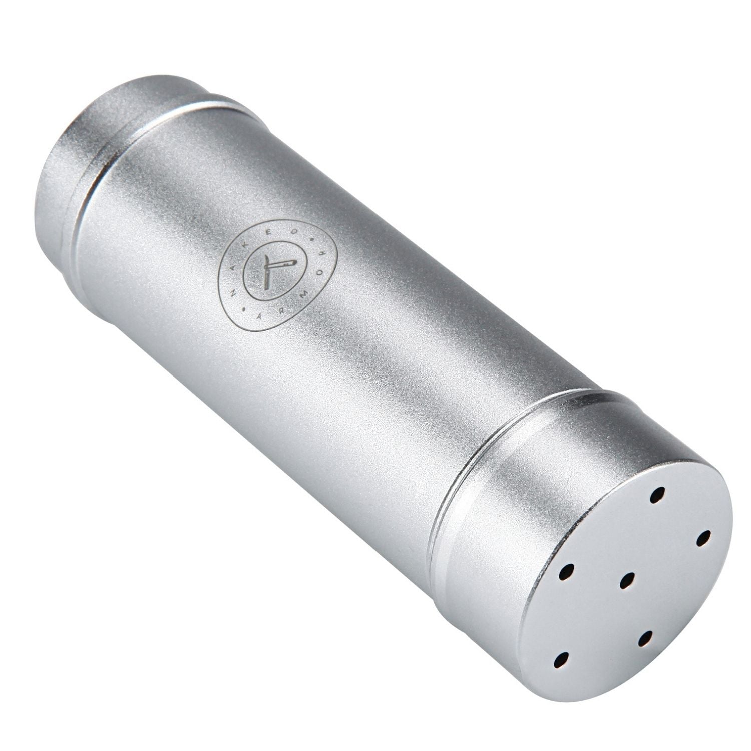 Naked Armor Aluminum Collapsible Synthetic Shaving Brush.