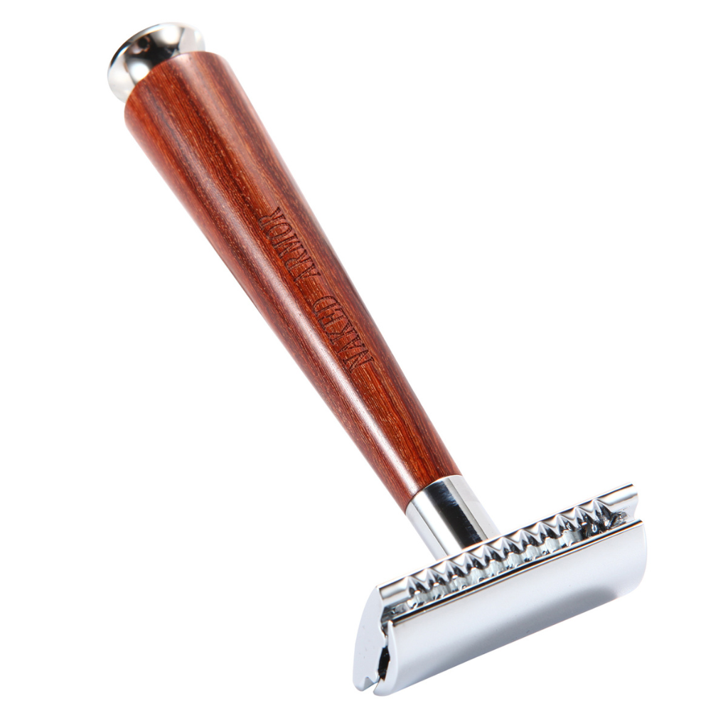 Naked Armor Tor Synthetic Fiber Closed Comb Safety Razor Shaving Set.