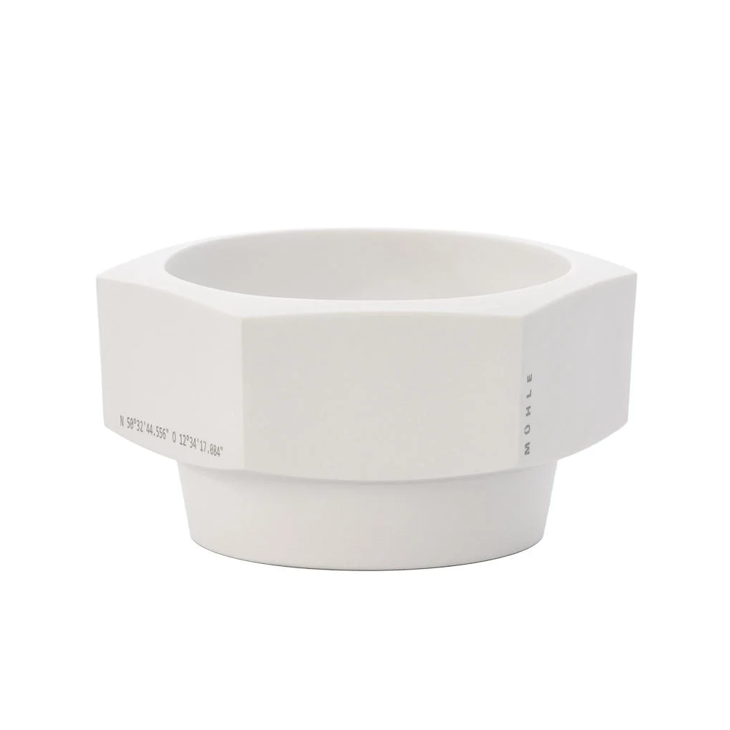 Muhle Hexagon RNHXG White Porcelain Shaving Bowl