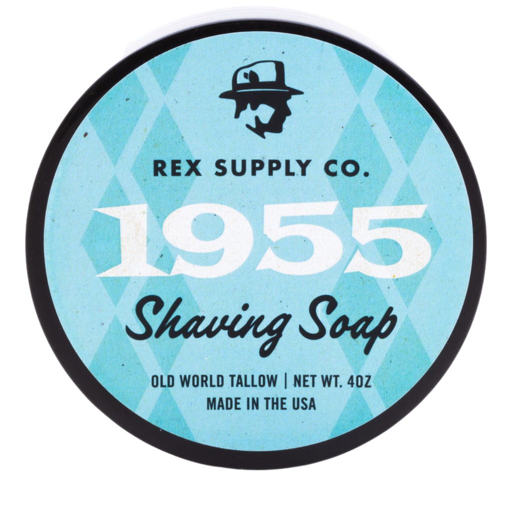 Rex Supply Co. 1955 Old World Tallow Shaving Soap 4 oz.