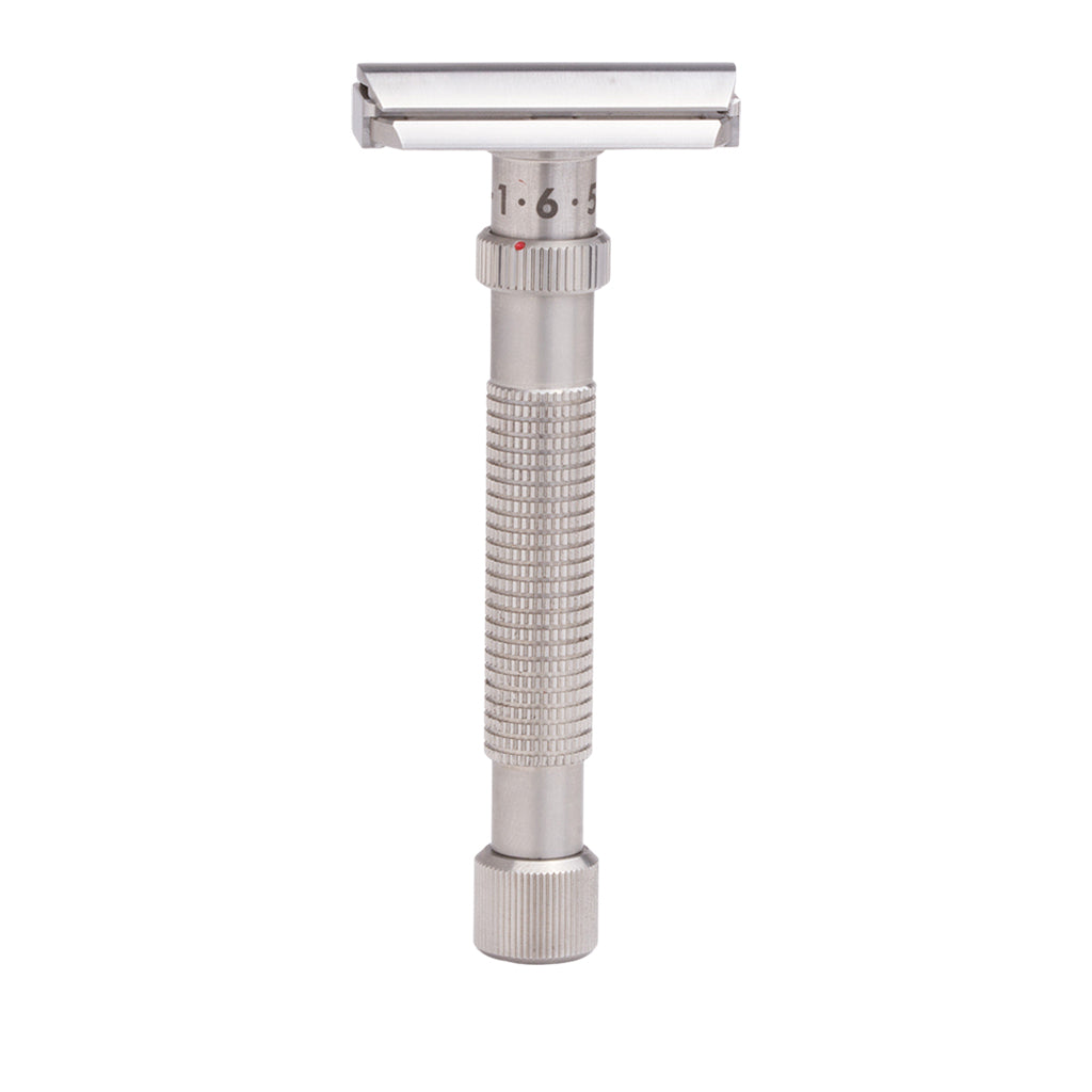 Rex Supply Co. Ambassador XL Adjustable Double Edge Safety Razor Stainless Steel