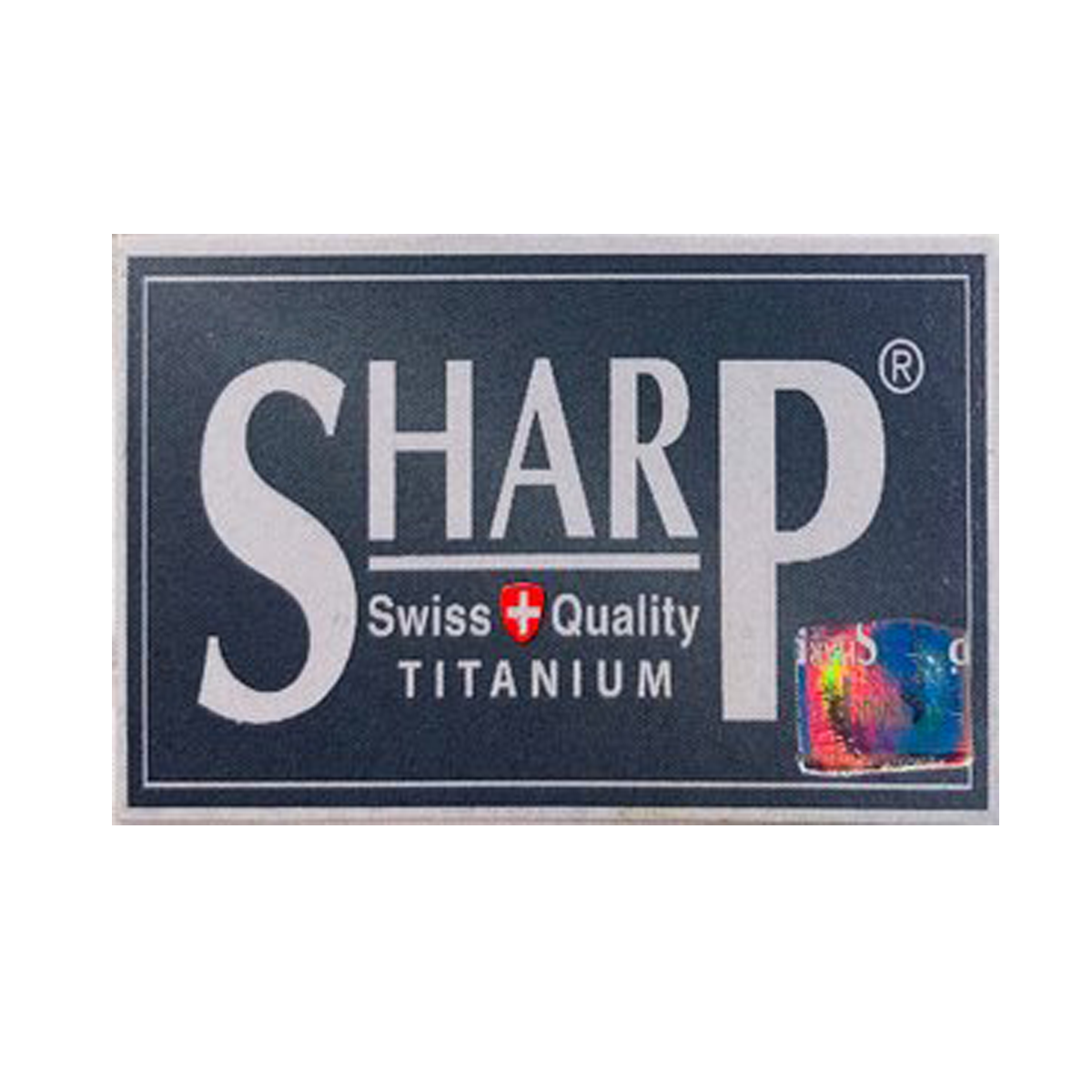 Sharp Titanium Double Edge Safety Razor Blades (5 Pack).
