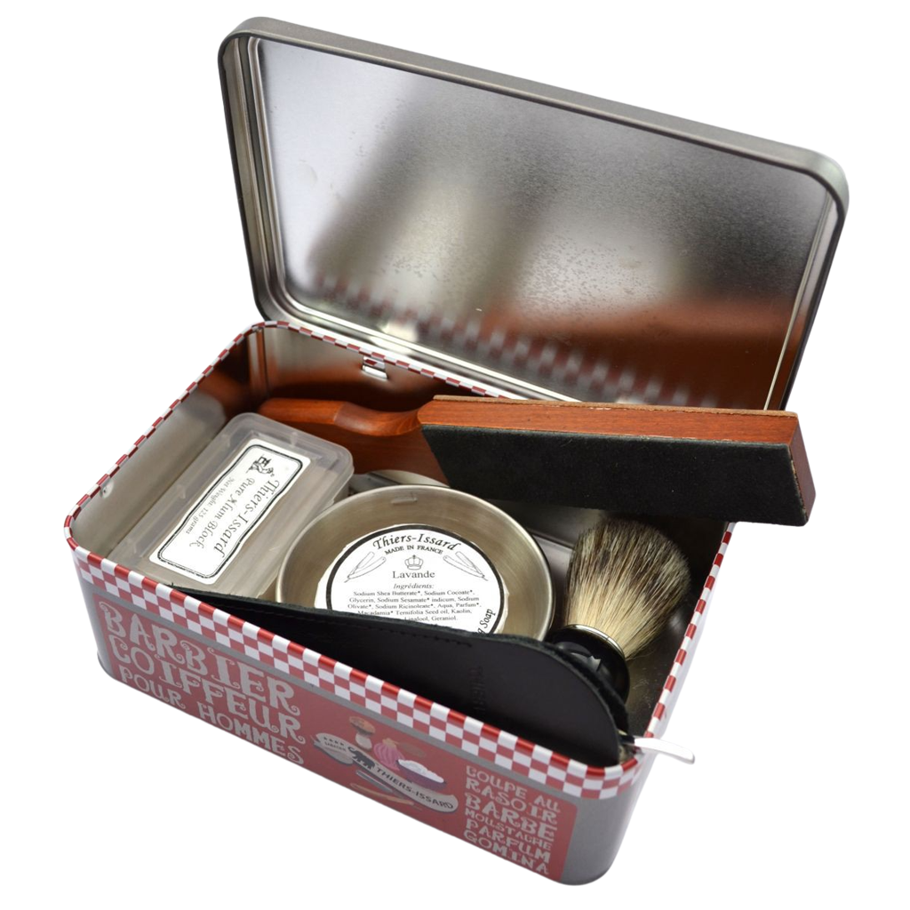 Thiers Issard Boite Métal Barber Storage Box